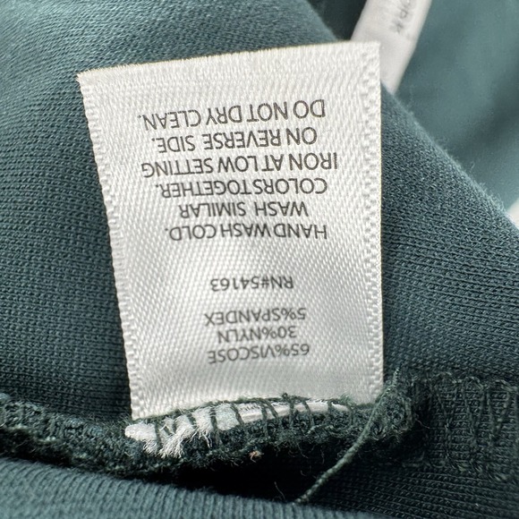 NWT Marc New York Skirt Womens Medium Green Faux Wrap Buckle Stretch Pencil - Picture 7 of 9